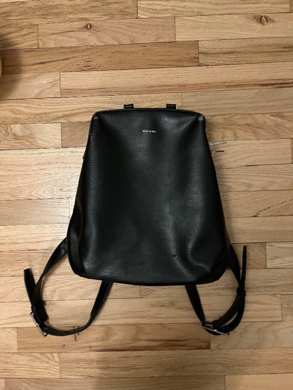 Matt and Nat, VIGNELLI VEGAN BACKPACK, Black